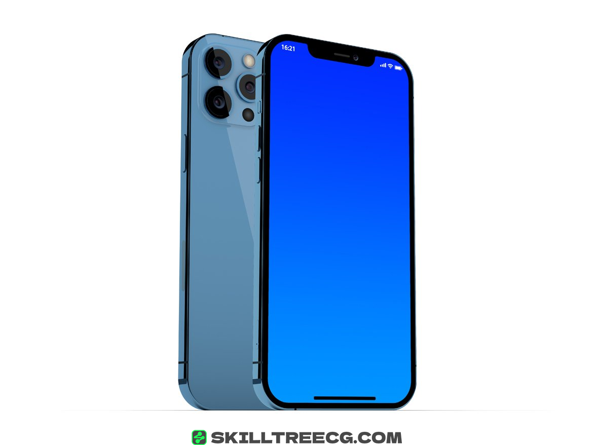 图片[3]-iPhone 12 PSD Mockups in All Colors（448565）-技能树